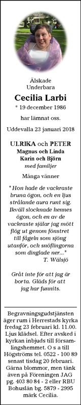 Dodsannonser Sok Efter Dodsannonser Pa Familjesidan Se