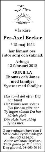 Bärgslagsbladet,Arboga Tidning