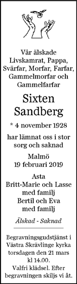 sydsvenskan söndag dödsannonser sydsvenskan söndag dödsannonser