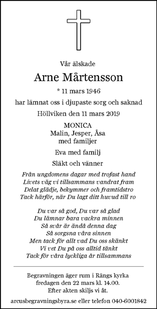 sydsvenskan söndag dödsannonser