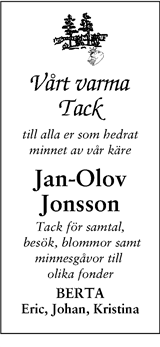 Jan-Olov Jonsson